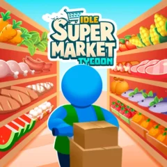 تحميل لعبة Idle Supermarket Tycoon مهكرة  APK أخر إصدار 2024 مجاناً